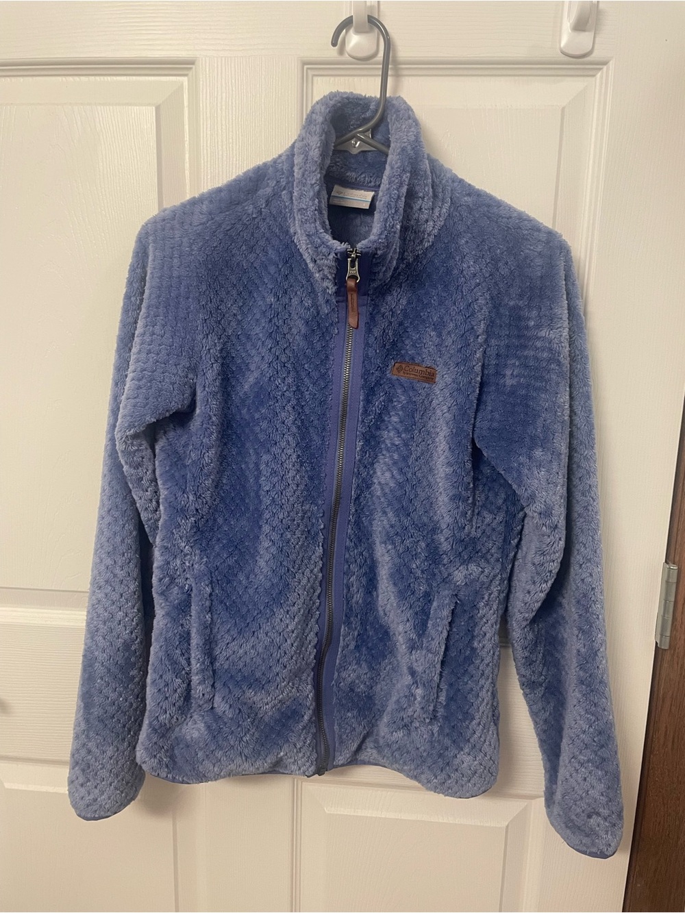 Columbia Light Blue Plush Fleece Jacket